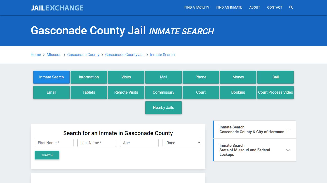 Gasconade County Jail, MO Inmate Search: Roster & Mugshots